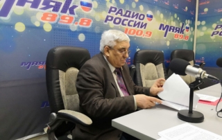 Выступление на областном радио